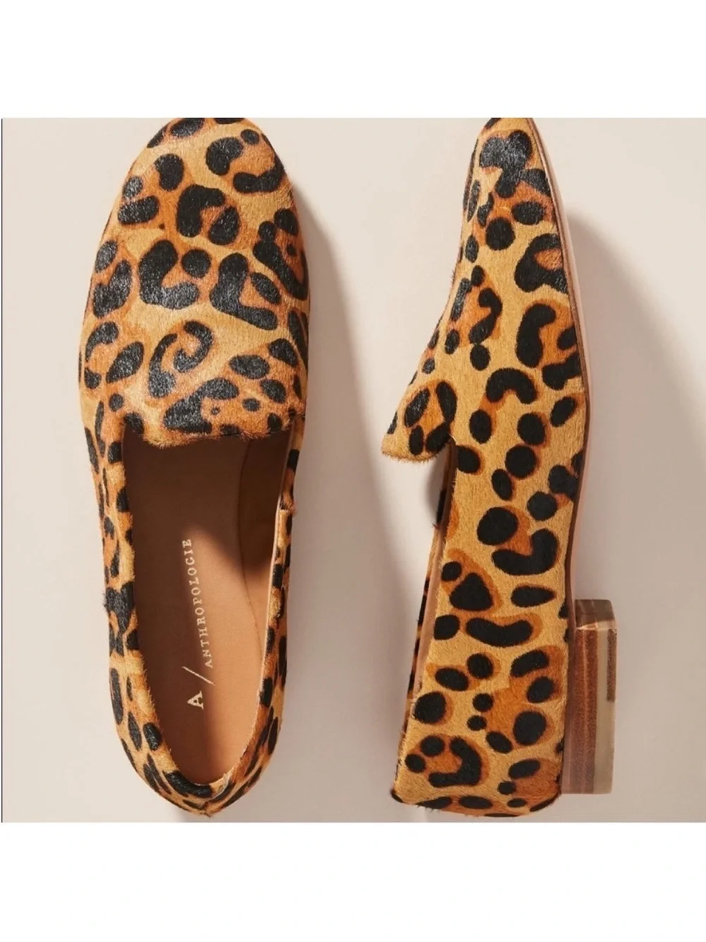 Anthropologie Arlo Easy Loafers in Leopard-Print